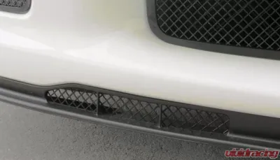 American Car Craft Black Powder Coat Stealth Air Dam Grilles Laser Mesh Chevrolet Corvette C6 Z06 | ZR1 | GS 2006-2013 - ACC-042100