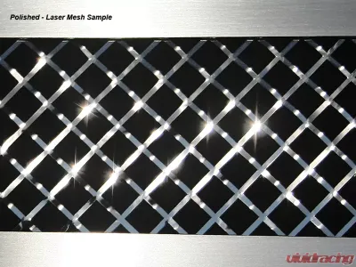 American Car Craft 4Pc Polished Vent Grilles Laser Mesh Side Chevrolet Corvette ZR1 2009-2013 - ACC-042102