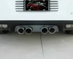 American Car Craft NPP Exhaust Solid Black Stealth Filler Panel Chevrolet Corvette C6 2005-2013