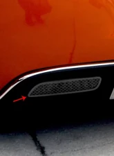 American Car Craft Black Stealth Stainless Laser Mesh Reverse Light Covers Chevrolet Corvette C6 2005-2013                                     - ACC-042107 - Image 2
