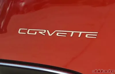 American Car Craft Polished Stainless Steel Rear Bumper Corvette Letter Set Chevrolet Corvette C6 2005-2013 - ACC-042109