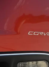 American Car Craft Polished Stainless Steel Rear Bumper Corvette Letter Set Chevrolet Corvette C6 2005-2013                                     - ACC-042109 - Image 3