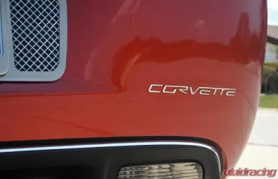 American Car Craft Polished Stainless Steel Rear Bumper Corvette Letter Set Chevrolet Corvette C6 2005-2013 - ACC-042109