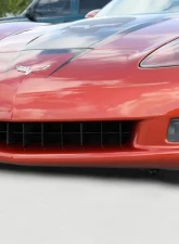 American Car Craft Black Retro Style Stealth Stainless Steel Front Grille Chevrolet Corvette C6 2005-2013                                     - ACC-042111 - Image 3