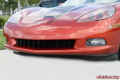 American Car Craft Black Retro Style Stealth Stainless Steel Front Grille Chevrolet Corvette C6 2005-2013 - ACC-042111