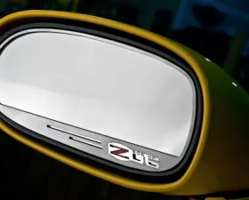 American Car Craft 2Pc Auto Dim 505hp Style Brushed Stainless Side View Mirror Trim Chevrolet Corvette Z06 2006-2013