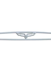 American Car Craft Polished Stainless Steel 5th Brake Light Crossed Flags Style Trim Chevrolet Corvette C6 2005-2013                                     - ACC-042115 - Image 2