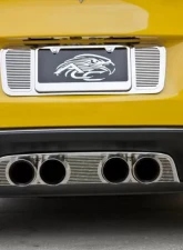 American Car Craft Polished Stainless Steel Billet Style Filler Panel NPP Exhaust Chevrolet Corvette C6 2005-2013                                     - ACC-042127 - Image 3