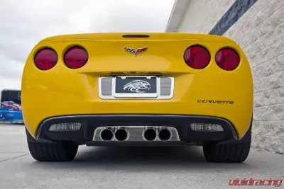 American Car Craft Polished Stainless Steel Billet Style Filler Panel NPP Exhaust Chevrolet Corvette C6 2005-2013 - ACC-042127