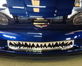 American Car Craft Polished Stainless Steel Shark Tooth Grille Chevrolet Corvette Z06 2006-2013