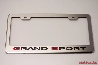 American Car Craft Stainless Steel License Plate Frame Chevrolet Corvette C6 | Grand Sport 2006-2013 - ACC-042132