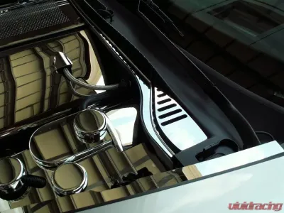 American Car Craft 3Pc Polished Stainless Steel Wiper Cowl Cover Chevrolet Corvette C6 2005-2007 - ACC-043015
