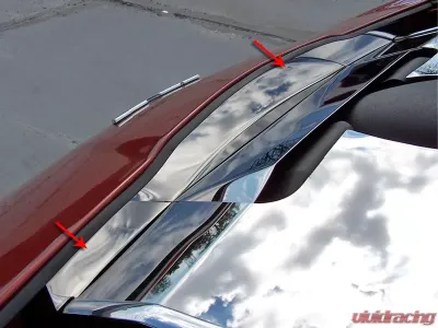 American Car Craft Front Polished Stainless Steel Nose Cap Chevrolet Corvette C6 2005-2007 - ACC-043019