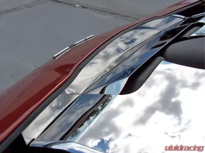 American Car Craft Front Polished Stainless Steel Nose Cap Chevrolet Corvette C6 2005-2007 - ACC-043019