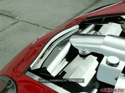 American Car Craft Front Component Polished Stainless Steel Nose Cap Chevrolet Corvette C6 2005-2013 - ACC-043020