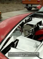 American Car Craft 8Pc Polished Stainless Steel Inner Fender Liner Component Chevrolet Corvette C6 | Grand Sport 2005-2013                                     - ACC-043021 - Image 3