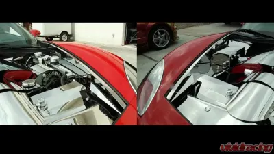 American Car Craft 8Pc Polished Stainless Steel Inner Fender Liner Component Chevrolet Corvette C6 | Grand Sport 2005-2013 - ACC-043021