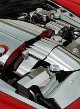 American Car Craft 2Pc Illuminated White LED Polished Stainless Fender Caps Chevrolet Corvette C6 2005-2013                                     - ACC-043023-WHTL - Image 2