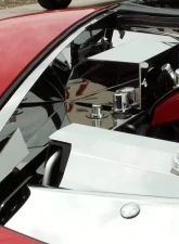 American Car Craft 2Pc Illuminated Blue LED Polished Stainless Fender Caps Chevrolet Corvette C6 2005-2013                                     - ACC-043023-BLUL - Image 2