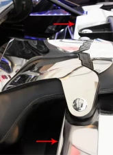 American Car Craft 2Pc Polished Stainless Steel Radiator Cover Component Chevrolet Corvette C6 | GS 2008-2013                                     - ACC-043042 - Image 2