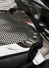 American Car Craft 2Pc Polished Stainless Steel Radiator Cover Component Chevrolet Corvette C6 | GS 2008-2013                                     - ACC-043042 - Image 2