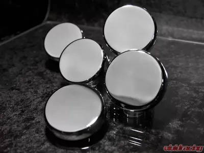 American Car Craft 5Pc Automatic Transmission Triple Plated Chrome Fluid Cap Cover Set Chevrolet Corvette C5 | C6 1997-2013 - ACC-043044