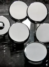 American Car Craft 6Pc Maunal Transmission Triple Plated Chrome Fluid Cap Cover Set Chevrolet Corvette C5 | C6 1997-2013                                     - ACC-043045 - Image 2