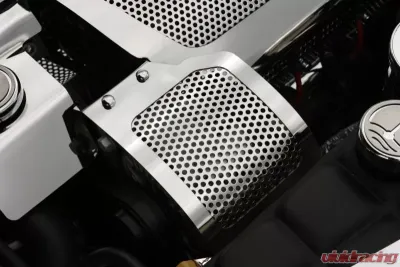 American Car Craft Alternator Cover Perforated Chevrolet Corvette C6 | Z06 | GS 2005-2013 - ACC-043054