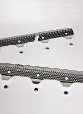 American Car Craft 2Pc Polished Stainless Steel Perforated Header Guards Chevrolet Corvette C6 | Grand Sport 2005-2013                                     - ACC-043059 - Image 3