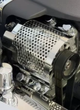 American Car Craft Alternator Cover Perforated Chevrolet Corvette ZR1 2009-2011                                     - ACC-043068 - Image 2