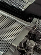 American Car Craft Alternator Cover Perforated Chevrolet Corvette ZR1 2009-2011                                     - ACC-043068 - Image 3