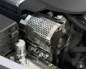American Car Craft Alternator Cover Perforated Chevrolet Corvette ZR1 2009-2011