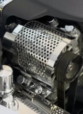 American Car Craft Alternator Cover Perforated Chevrolet Corvette ZR1 2009-2011                                     - ACC-043068 - Image 3