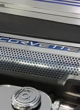 American Car Craft 2Pc Perforated Stainless Engine Shroud Side Inserts Chevrolet Corvette ZR1 2009-2013                                     - ACC-043071 - Image 2