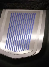 American Car Craft 2Pc Ribbed Polished Stainless Steel Engine Shroud Cover Chevrolet Corvette ZR1 2009-2013                                     - ACC-043074 - Image 2