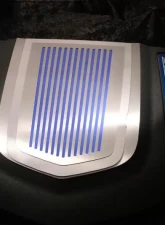 American Car Craft 2Pc Ribbed Polished Stainless Steel Engine Shroud Cover Chevrolet Corvette ZR1 2009-2013                                     - ACC-043074 - Image 2