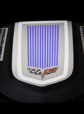 American Car Craft 2Pc Ribbed Engine Shroud Cover Chevrolet Corvette ZR1 2009-2013                                     - ACC-043077 - Image 2