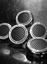 American Car Craft 5Pc Black Carbon Fiber Auto Trans Engine Fluid Cap Covers Chevrolet Corvette C5 | C6 1997-2013                                     - ACC-043084-BLK - Image 2