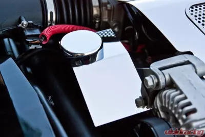 American Car Craft Polished Stainless Power Steering Reservoir Cover w/Cap Chevrolet Corvette C6 | Z06 | GS 2008-2013 - ACC-043085