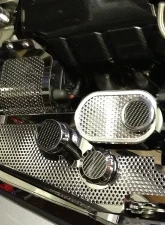 American Car Craft Manual Perforated Water Tank Cover w/Caps Chevrolet Corvette C6 | Z06 | GS 2005-2013                                     - ACC-043100 - Image 2