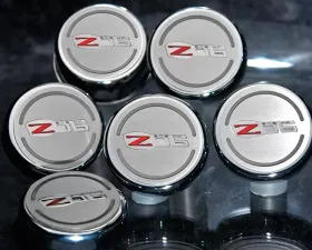 American Car Craft 6Pc Manual Transmission Executive Series Fluid Cap Cover Chevrolet Corvette Z06 2006-2013