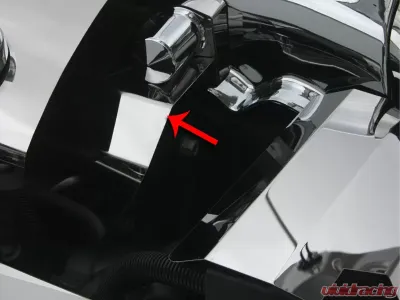 American Car Craft Polished Stainless Steel Stand Alone Belt Tension Cover Chevrolet Corvette C6 2005-2007 - ACC-043108