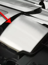 American Car Craft 2Pc Polished Stainless Steel Air Capacitor Cover Chevrolet C6 | Corvette Grand Sport 2008-2013                                     - ACC-043111 - Image 2