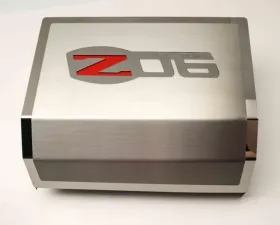American Car Craft Polished Brushed Stainless Fuse Box Cover w/Z06 Logo Chevrolet Corvette C6 Z06 2006-2013