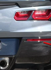 American Car Craft 2Pc Aluminum Stainless Steel Rear Valance Vent Grilles Chevrolet Corvette Stingray C7 2014-2019                                     - ACC-052004 - Image 2