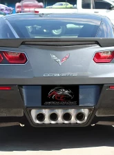 American Car Craft 2Pc Aluminum Stainless Steel Rear Valance Vent Grilles Chevrolet Corvette Stingray C7 2014-2019                                     - ACC-052004 - Image 3
