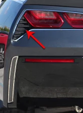 American Car Craft 2Pc Polished Stainless Aluminum Matrix Series Taillight Grilles Chevrolet Corvette Z06 C7 | Grand Sport 2014-2019                                     - ACC-052006 - Image 3