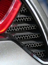American Car Craft 2Pc Polished Stainless Aluminum Matrix Series Taillight Grilles Chevrolet Corvette Z06 C7 | Grand Sport 2014-2019                                     - ACC-052006 - Image 3