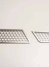 American Car Craft 4Pc Aluminum Stainless Matrix Backup Light Grilles Chevrolet Corvette C7 | Z06 | GS 2014-2019                                     - ACC-052007 - Image 3