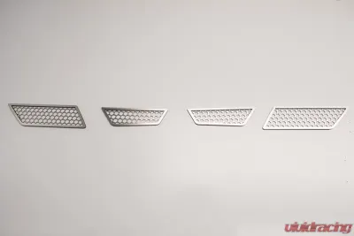 American Car Craft 4Pc Aluminum Stainless Matrix Backup Light Grilles Chevrolet Corvette C7 | Z06 | GS 2014-2019 - ACC-052007
